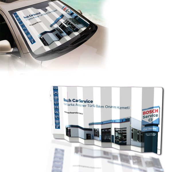 Karton Oto Güneşliği Karton Oto Güneşliği